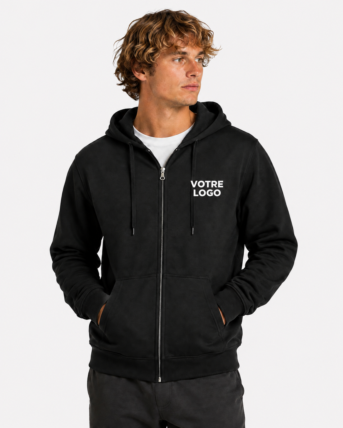 L00555 - Surfer - Adult Full Zip Hooded Sweatshirt