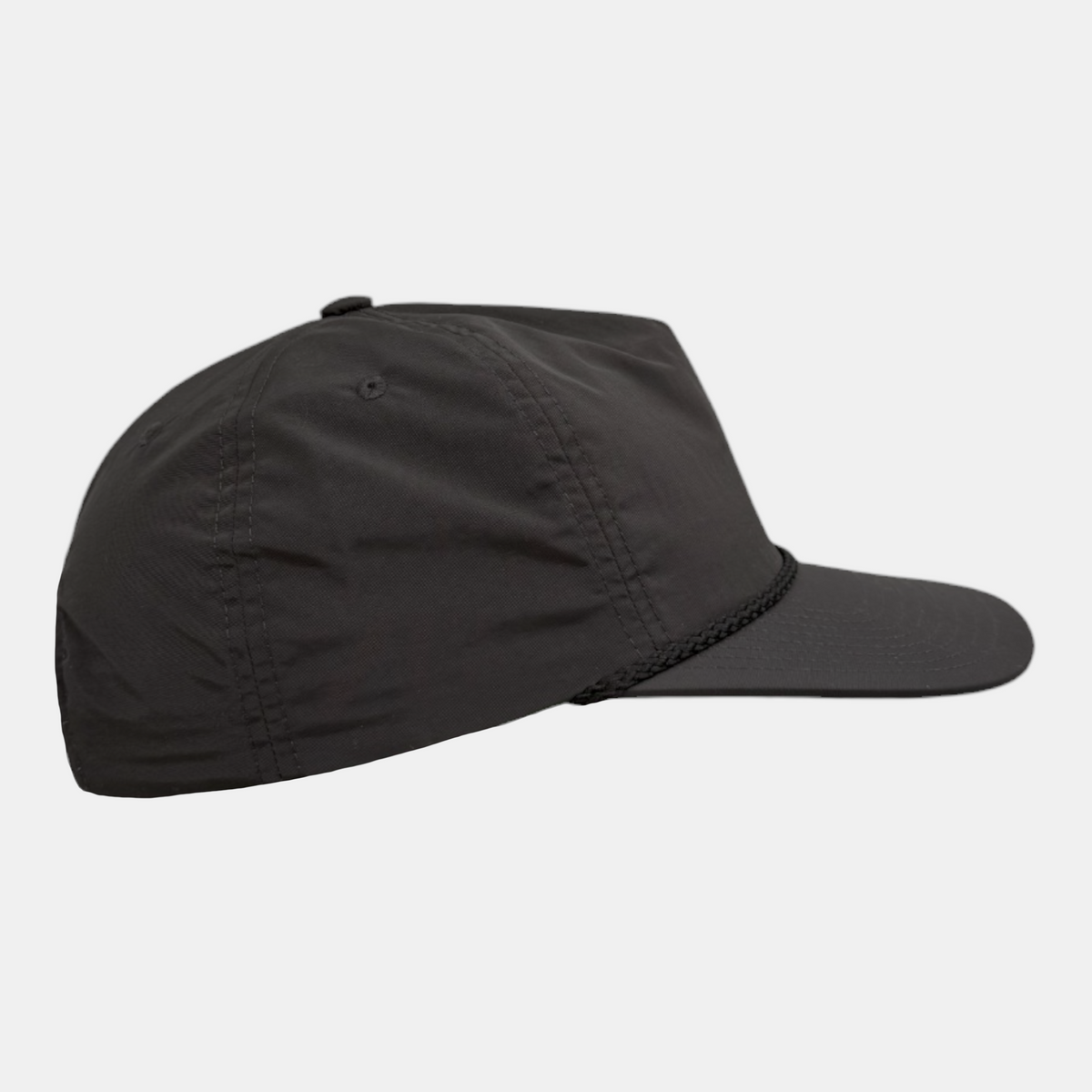 Casquette Nylon Rope - C5202 Noir — de côté