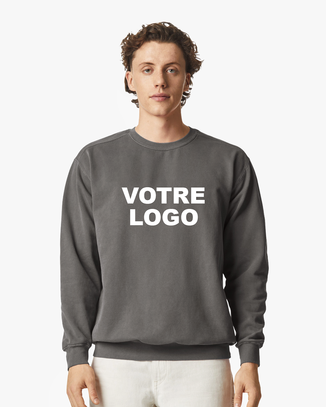 Garment-Dyed Crewneck Sweatshirt