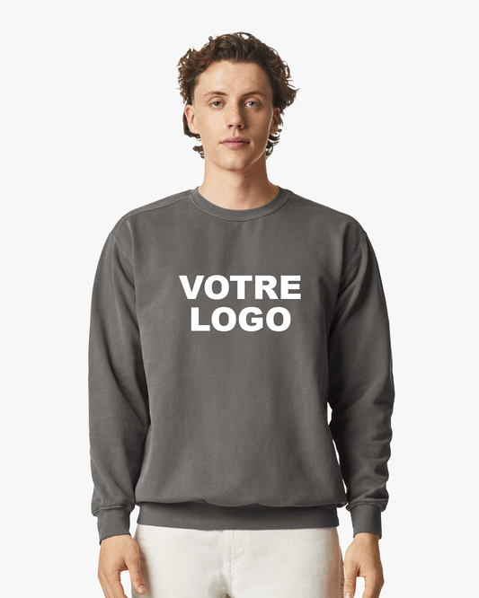 Garment-Dyed Crewneck Sweatshirt