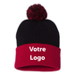 Tuque à pompon et revers 12"