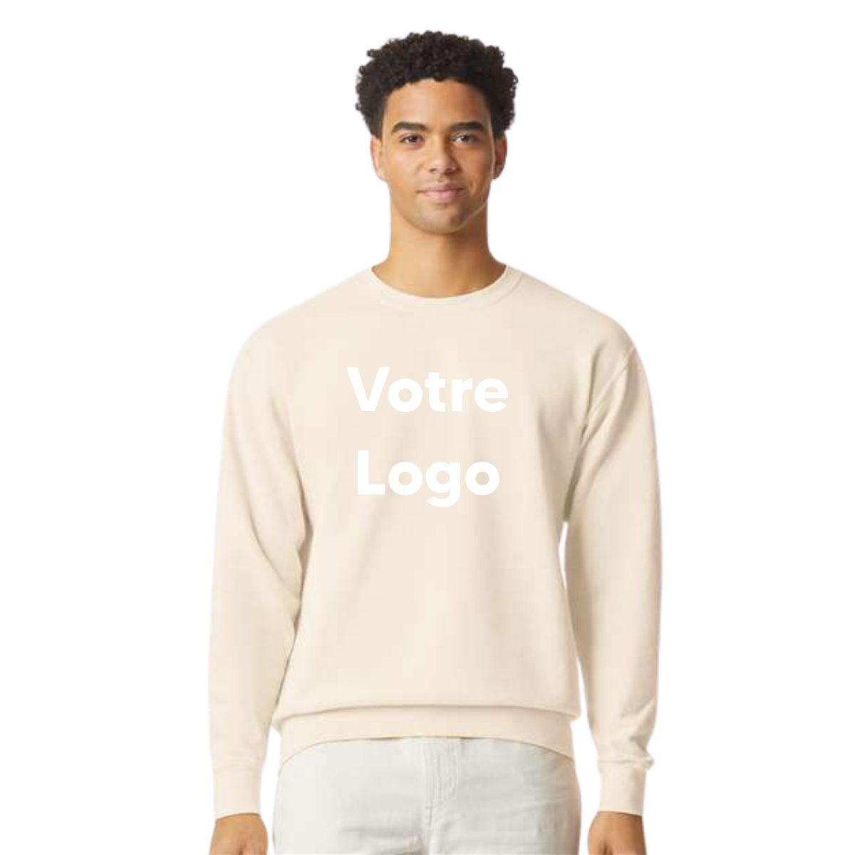 Garment-Dyed Crewneck Sweatshirt